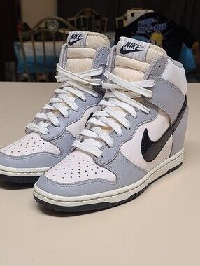 Nike Dunk Sky Hi Top wedge sneakers size 7